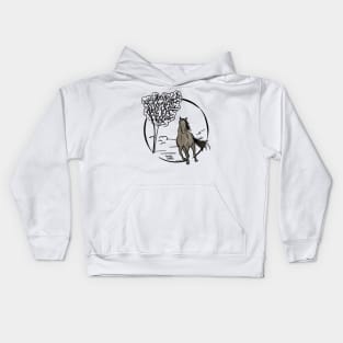 Iceland: the Icelandic horse Kids Hoodie